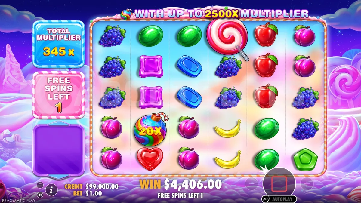 Sweet Bonanza 2500 Free Spins z multiplikatorami